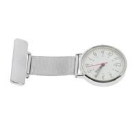 VERDANVERSE Nurse Clip-On Fob Watch Stainless Steel Brooch Sturdy Chain for Practitioners in Healthcare UK