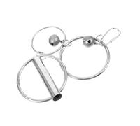 VERDANVERSE Parrot Beak Grinding Toy Stainless Steel Parrot Bells String Hanging Birdcage Bell Pendants Chewing Toys Decor