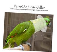 VERDANVERSE Parrot Bite Collar Large Acrylic Neckband for Macaw Bird Protection to Prevent Plucking and Self Harm Fit for Comfortable Neck Movement Restriction