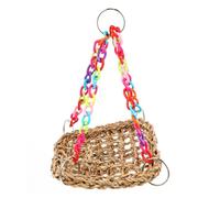 VERDANVERSE Parrot Cage Hammock Bird Sleeping Made of Synthetic Material with Creative Colorful Design and Swing Shape for Cage Use and Developing Skills of Cockatiels and Course