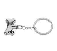 VERDANVERSE Pet Bone Shape Urn Key Chain Pendant Durable Titanium Steel Memorial Keepsake for Small Pet Ashes Smooth Comfortable Finish Container Ornament for Cherished Memories