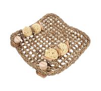 VERDANVERSE Pet Bunny Foot Pad Wood Scratch Board Small Pet Nail Care Chic Fresh Natural Style for Personal Home Use