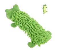 VERDANVERSE Pet Teething Toys Dog Chewing Plush Hippopotamus Molar Toy Sound Making for Home Shop Puppy