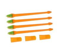 VERDANVERSE Pet Toothbrush Double Ended Silicone Finger Brush for Dogs and Cats and Small Heads for Thorough Teeth Cleaning Plaque Removal Oral Care Tool for Pets