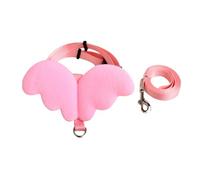 VERDANVERSE Pink Cat Harness with Angel Wings, Polyester Integrated Design, Easy to Use Pet Leash for Dogs and Cats, for Hot Summer Outdoor Walking and Training