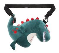 VERDANVERSE Plush Dinosaur Coin Purse Wallet Soft Change Pouch with Zipper Cartoon Design for Boys Gift