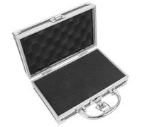 VERDANVERSE Portable Alloy Medicine Storage Box with Handheld Handle Thickened Design for Household and Travel Large Capacity Tool Organizer with Buckle Closure Easy-Clean Compact Storage Case