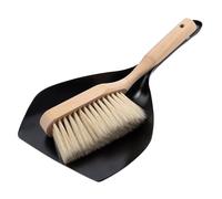 VERDANVERSE Portable Mini Broom and Dustpan Set Ergonomic Desktop Cleaning Kit for Household and Office Use Bamboo Handle Brush with Dustpan for Efficient Sweeping and Keyboard Dust Removal