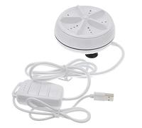 VERDANVERSE Portable Mini Ultrasonic Turbine Washer with Usb Plug, Foldable Travel Washing Machine for Socks and Underwear, Compact Dormitory Cleaner with 3-in-1 Function