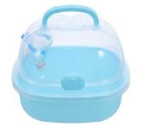 VERDANVERSE Portable Small Animal Carrier Cage with Built Water -absorbing Hamster Travel Case for Guinea Pigs Chinchillas Hedgehogs and Dwarf Hamsters Breathable and