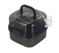VERDANVERSE Portable Small Animal Pet Carrier for Hamsters and Small Pets with Double-layer Design, Abs Material, Safety Assured and Portable for Road Trips and Visits the Vet