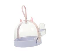 VERDANVERSE Portable Small Animals Travel Cage with Breathable Transparent Design Lightweight Hamster Carrier Case for Outdoor Use Suitable for Hamsters Gerbils Guinea Pigs and Other Small