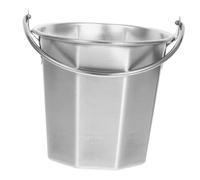 VERDANVERSE Portable Stainless Steel Ice Bucket Small Ice Cube Container with Smooth Edges and Sturdy Handle for Bars Parties Beaches and Ktv Use