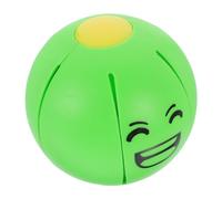 VERDANVERSE Press The Bouncy Ball Flying Saucer Dog Toy Pet Biting Toy for Interactive Play Dog Ball for Outdoor Fun