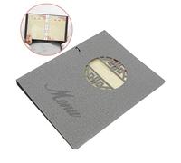 VERDANVERSE PU Menu Book with Protective Covers Reusable Restaurant Menu Holder Oil and Easy to Clean Lightweight Portable Binder for Recipe Cards and Price Lists Suitable for Shops and Cafes