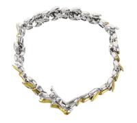 VERDANVERSE Punk Dragon Bone Link Chain Bracelet for Men Vintage Viking Bangle Jewelry with Strong Masculine Charm Unique Design for Fashion Enthusiasts