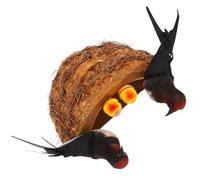 VERDANVERSE Realistic Artificial Swallow Nest Wall Decor with Closed Wing Birds and Chicks Outdoor Garden Decorative Model Fine Craftsmanship Bird Nest for Home and Landscape