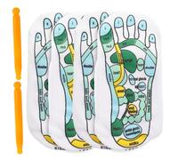 VERDANVERSE Reflexology Foot Massage Socks Socks 2 Sets with Acupressure Stick Foot Reflexology Tools for Adult Women and Physiotherapy
