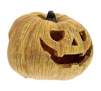VERDANVERSE Resin Pumpkin Reptile Hide Cave Terrarium Decor Lizard Hiding Cave Crawling Pets Basking Platform Reptile Box Ornament for Fish Tank and Amphibians