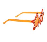 VERDANVERSE Rimless Star Shaped Sunglasses Candy Color Orange Yellow Party Eyewear Cool Stylish Unisex Shades for Teens and Boys