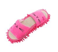 VERDANVERSE Rosy Soft Mop Slippers for Floor Cleaning Women House Shoes Washable Reusable Cozy Indoor Slippers for Bathroom Kitchen Office