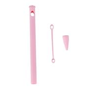 VERDANVERSE Silica Gel Pig Nose Case Gen Pencil Protective Cover Soft Fit Non-fading Pink Compatible with Apple Pencil