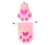 VERDANVERSE Silicone Cat Paw Ice Pack Cooler Pouch for Summer Cooling, Creative Pink Ice Bag Suitable for Hot Cold Therapy, Reusable Cold Pack for Injury Relief