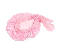 VERDANVERSE Silk Bonnet with Satin Ribbon for Newborn Soft Milk Headscarf Hat Protecting Head and Ears Versatile Sleeping Cap and Stylish Accessory for Showers and Daily Use