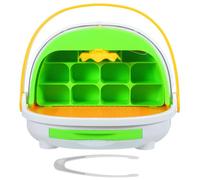 VERDANVERSE Silkworm Breeding Box with Abs Material and Detachable Layered Structure for Classroom and School Use, Supporting Molting and Cocooning with Feeding Guide and Growth Record Sheet