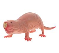 VERDANVERSE Simulated Mole Model Plastic Figurine Lightweight Animal, Beige Decorative Mole Ornament to Decorate Your Table and Desk or Home Decoration