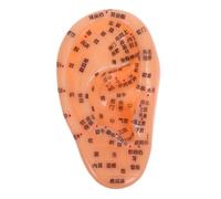 VERDANVERSE Simulation Ear Model with Chinese Annotations Detailed Ear Acupuncture Points Prop for Teaching and Reflexology Practice for Traditional Chinese Medicine Education and Clinical Use