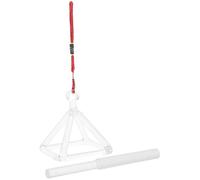 VERDANVERSE Singing Pyramid Meditation Set 3-Inch Music Bowl with Striker 2pcs Sound Therapy Tool for Home Decoration and Relaxation Random Style