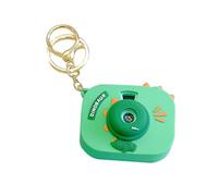 VERDANVERSE Small Dinosaur Camera Keychain Kaleidoscope Pendant, Decorative Bag Charm, Hanging Key Accessory for Women, Cute Mini Key Ring (Random Color) Random Color