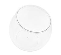 VERDANVERSE Small Plastic Desktop Fish Bowl for Office with Integrated Landscape Design, Portable Mini Aquarium Tank for Goldfish and Turtles, Decorative Fish Tank Holder for Home Use