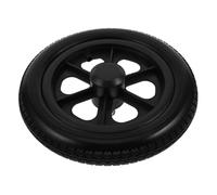 VERDANVERSE Solid Rear Wheel Replacement Tire for Wheelchairs Lightweight Anti-Slip Walker Stroller Caster Tire Shockproof Mobility Accessory