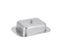 VERDANVERSE Stainless Steel Butter Keeper with Airtight Cover Wear Resistant Butter Tray for Household Storage Multi Use Food Protector Practical Kitchen Accessory
