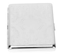 VERDANVERSE Stainless Steel Cigarette Case Automatic Opening Flip Cover Tobacco Holder Portable for Indoor Outdoor Use