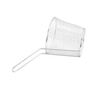 VERDANVERSE Stainless Steel Deep Fry Basket with Long Handle Mesh Frying Basket for Crispy French Fries and Chicken Oil Draining for Home and Restaurant Use