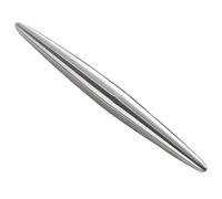 VERDANVERSE Stainless Steel Double Ended Dumpling Rolling Pin Medium Smooth Non Stick Surface for Pizza Cookie and Pasta Baking Ergonomic Design for Easy Hand Force and Precise Dough Control