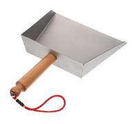 VERDANVERSE Stainless Steel Mini Tabletop Dustpan Portable Cleaning Tool for Narrow Spaces Kitchen Home Office Use Silver