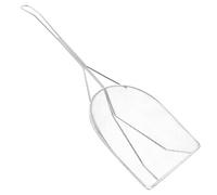VERDANVERSE Stainless Steel Oil Filter Skimmer Spoon with Coarse Mesh Square Shape for Easy Oil Residue Straining Reusable Kitchen Strainer for Fried Chicken Fries and Cooking Grease Compact
