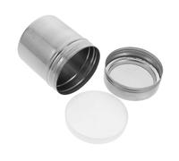 VERDANVERSE Stainless Steel Powder Shaker Jar for Cocoa Coffee Seasoning Food Grade Rust Spice Dispenser Bottle Lightweight Portable Kitchen Storage Container for Cooking