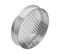 VERDANVERSE Stainless Steel Soil Sieve Garden Sifting Pan with Round Wear Resistant Mesh Strainer for Stones Gravel Removal for Planting and Bonsai Soil Preparation