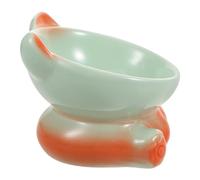 VERDANVERSE Stylish Porcelain Ceramic Bowls with Non Slip Base for Easy Eating Antitip Design for Cats Small Pets Enhances Wellbeing Reduces Neck Strain