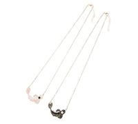 VERDANVERSE Tai Chi Koi Fish Couple Necklaces Unique Alloy Friendship Pendants Non Fading Matching Jewelry Girlfriend Romantic Stylish Accessories for Women