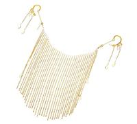 VERDANVERSE Tassel Face Chain Accessory for Hanfu Cosplay Party Wear Lightweight Elegant Retro Design with Hanging Tassels Comfortable Fit for Women