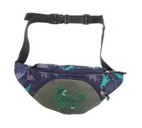 VERDANVERSE Toddler Dinosaur Fanny Pack Kids Waist Bag Boys Girls Crossbody Belt Bag Small Green Sling for Outdoor Camping Hiking