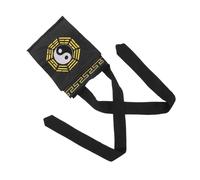 VERDANVERSE Traditional Chinese Taoist Hat Black Costume Cap for Taoist Robe Performance Cosplay Cultural Celebrations Halloween Ghost Festival Stage Shows