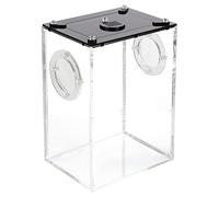 VERDANVERSE Transparent Acrylic Reptile Tank Convenient Living Box for Snakes Lizards Spiders Turtles with Ventilation for Fresh Air Flow and Comfortable Habitat