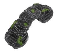 VERDANVERSE Turtle Basking Platform Resin Rockery Model for Aquarium Terrarium Reptile Hide Cave Climbing Ramp Decorative Turtle Exercise and Habitat Accessory